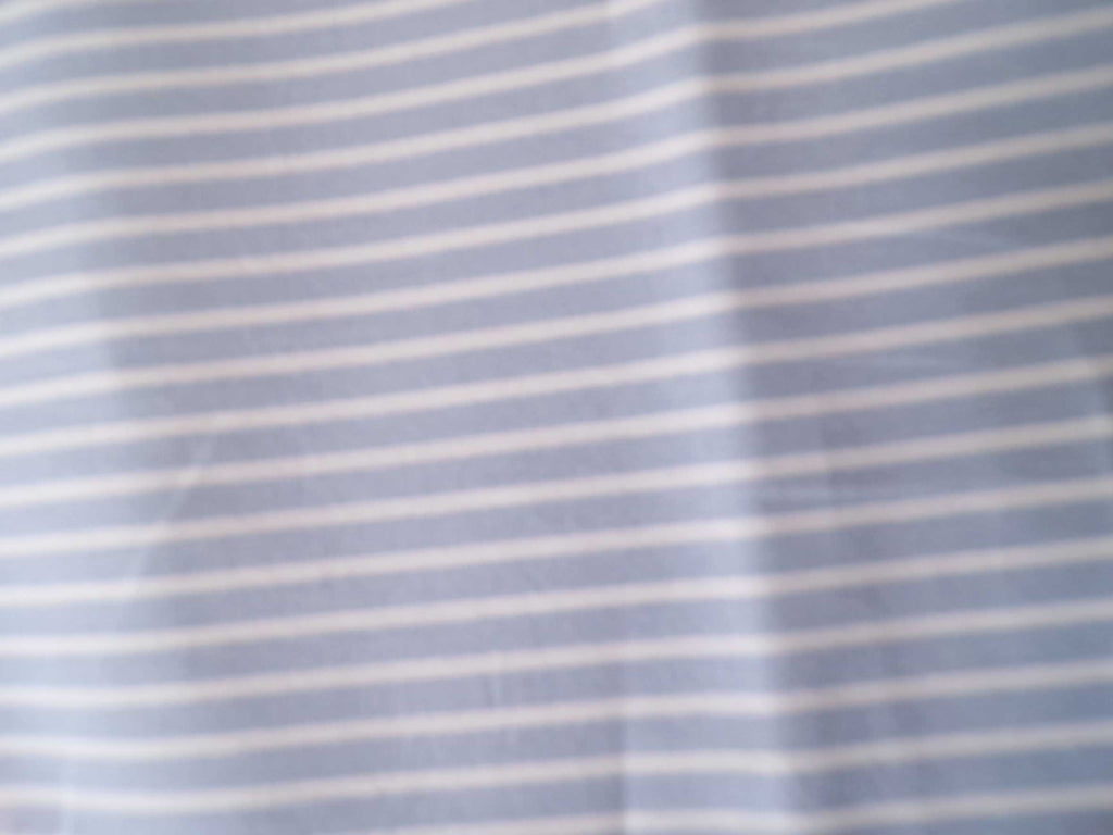 Popeline, Meterware, Baumwollstoff, Streifen, hellblau-weiß, ultramarinblau, bio, GOTS, Futterstoff, Webware, Blusen, Hemdenstoff, Trachten, Dirndl