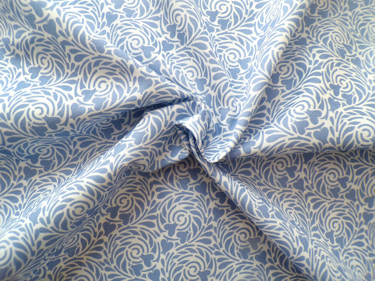 Popeline, Meterware, Baumwollstoff, Motiv Rabenwiese, lavendel, bio, GOTS,  Futterstoff, Webware, Patchworkstoff, Blusenstoff, Hemden, Baby, Trachten, Dirndl