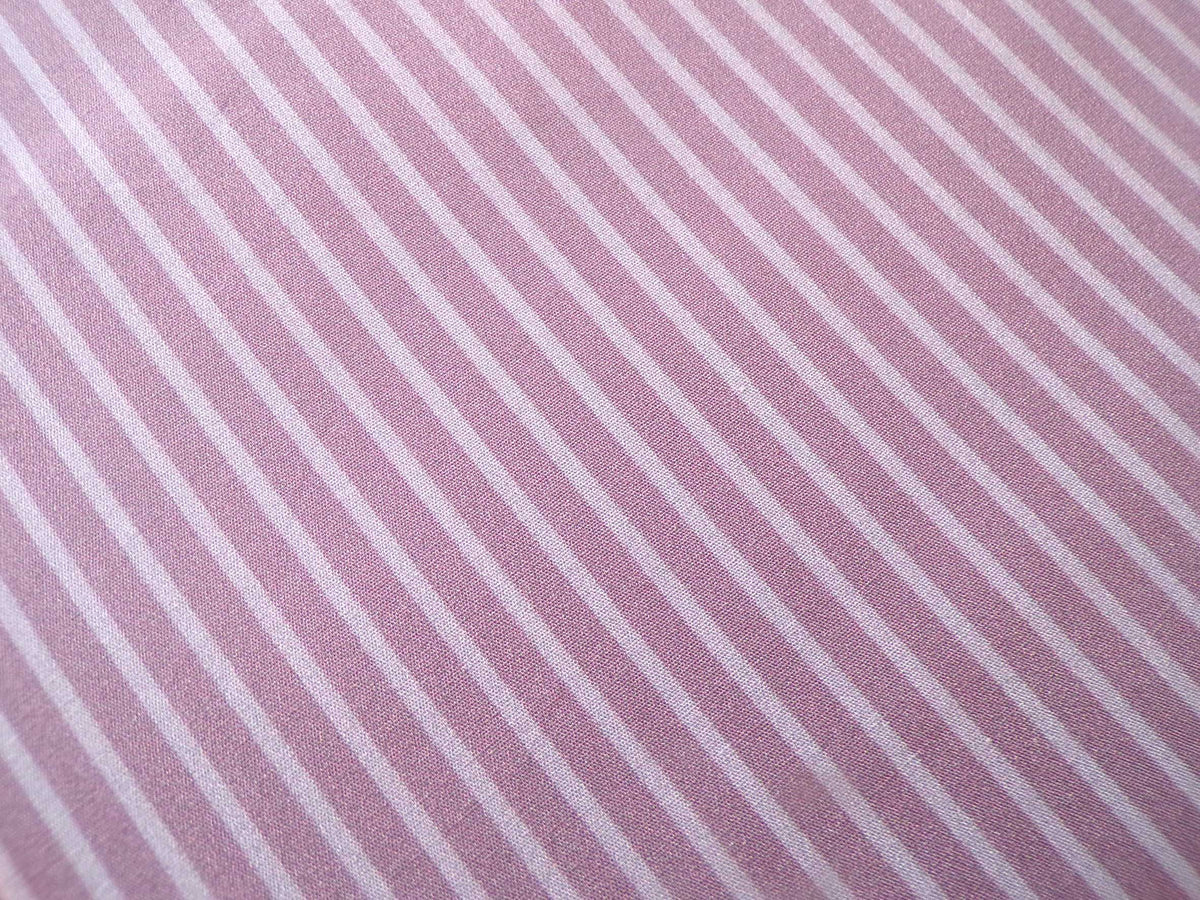 Popeline, Meterware, Bauwollstoff, Streifen fliederfarbig, violett, hellviolett, bio, GOTS, Futterstoff, Webware, Blusenstoff, Hemdenstoff, Patchwork Baby, Trachten, Dirndl