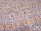 Mako satin, fabric by the metre, cotton fabric, "Bauerngarten" motif, "Hortensia" colourway (dusty pink), Wilhelminian/Victorian pattern, country house, traditional costumes, Dirndl cushion
