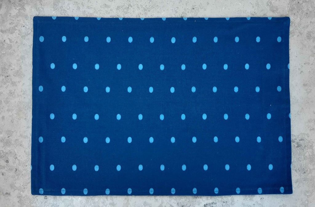 Placemat, Christmas/Easter, Dark Blue, 50 x 35 cm, Reversible