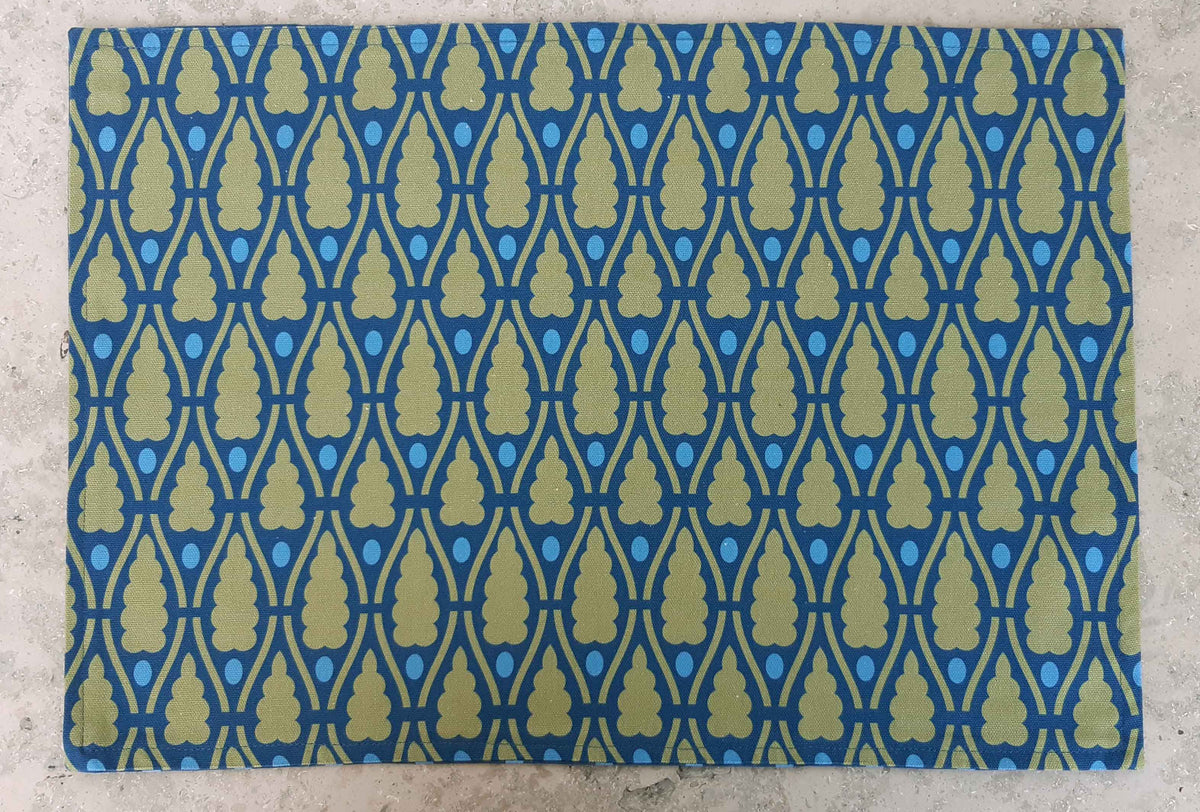 Platzset / Tischset, Weihnachten/Ostern, Dunkelblau, 50 x 35cm, zum Wenden