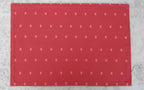 Placemat, Christmas/Easter, Red, 50 x 35 cm, Reversible