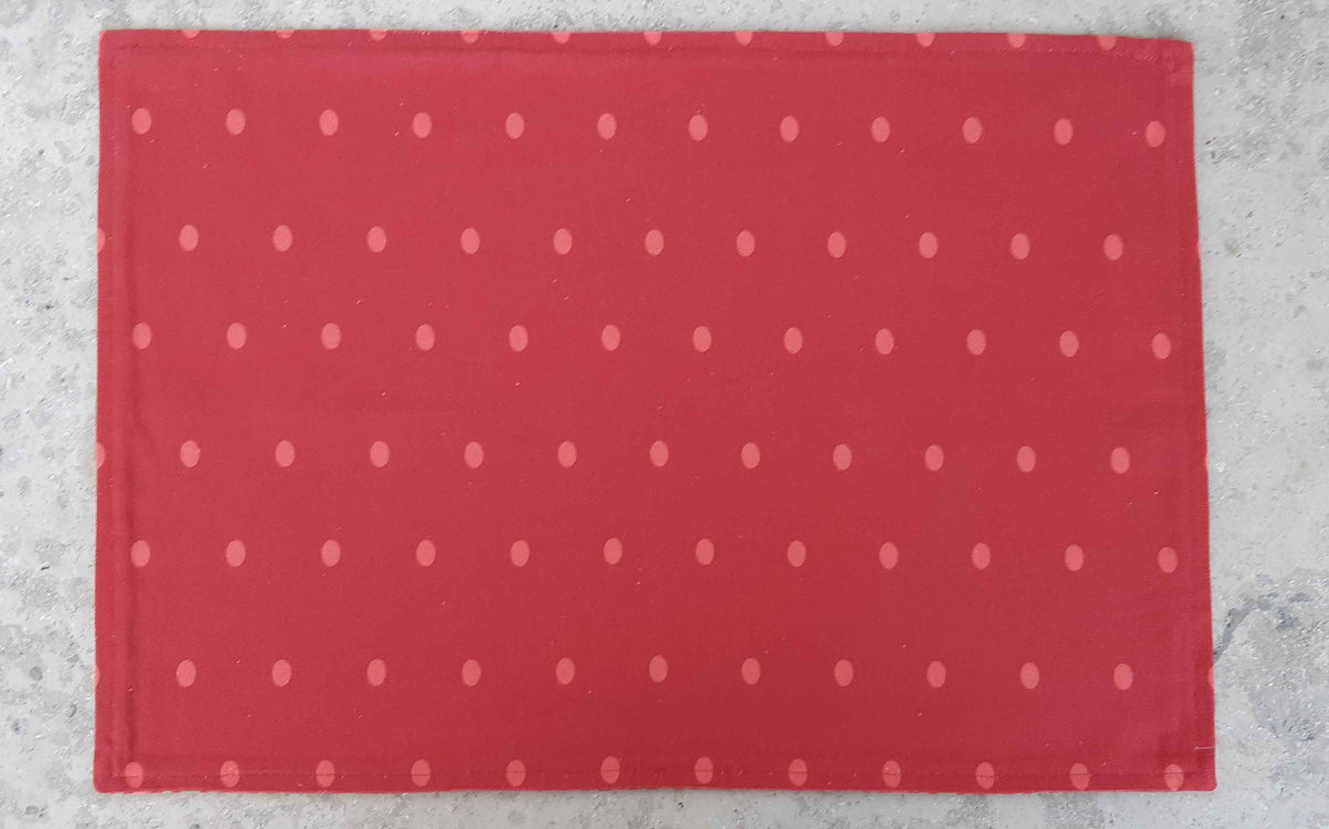 Platzset / Tischset, Weihnachten/Ostern, Rot, 50 x 35cm, zum Wenden