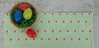 Platzset / Tischset, Weihnachten/Ostern, Hellgrün, 50 x 35cm, zum Wenden