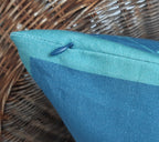 Cushion cover, 50 x 50cm, "Bauerngarten" design, "Sommernacht" colorway (Dark Blue)