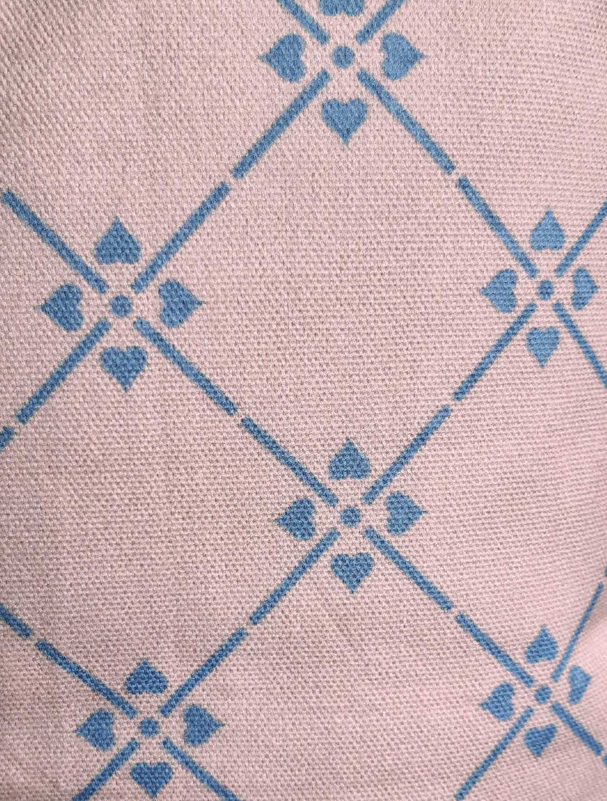 Cushion cover, 50 x 50cm, "Bauerngarten" design, Hydrangea colorway (Dusty Pink)