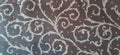Mako-Satin, Meterware, Baumwolle,  Motiv "Dornenhecke" schwarz-grau mit roten Punkten, Baumwollsatin, glänzend, für elegante Blusen, Kleider, Hemden, Bettwäsche, Gotic