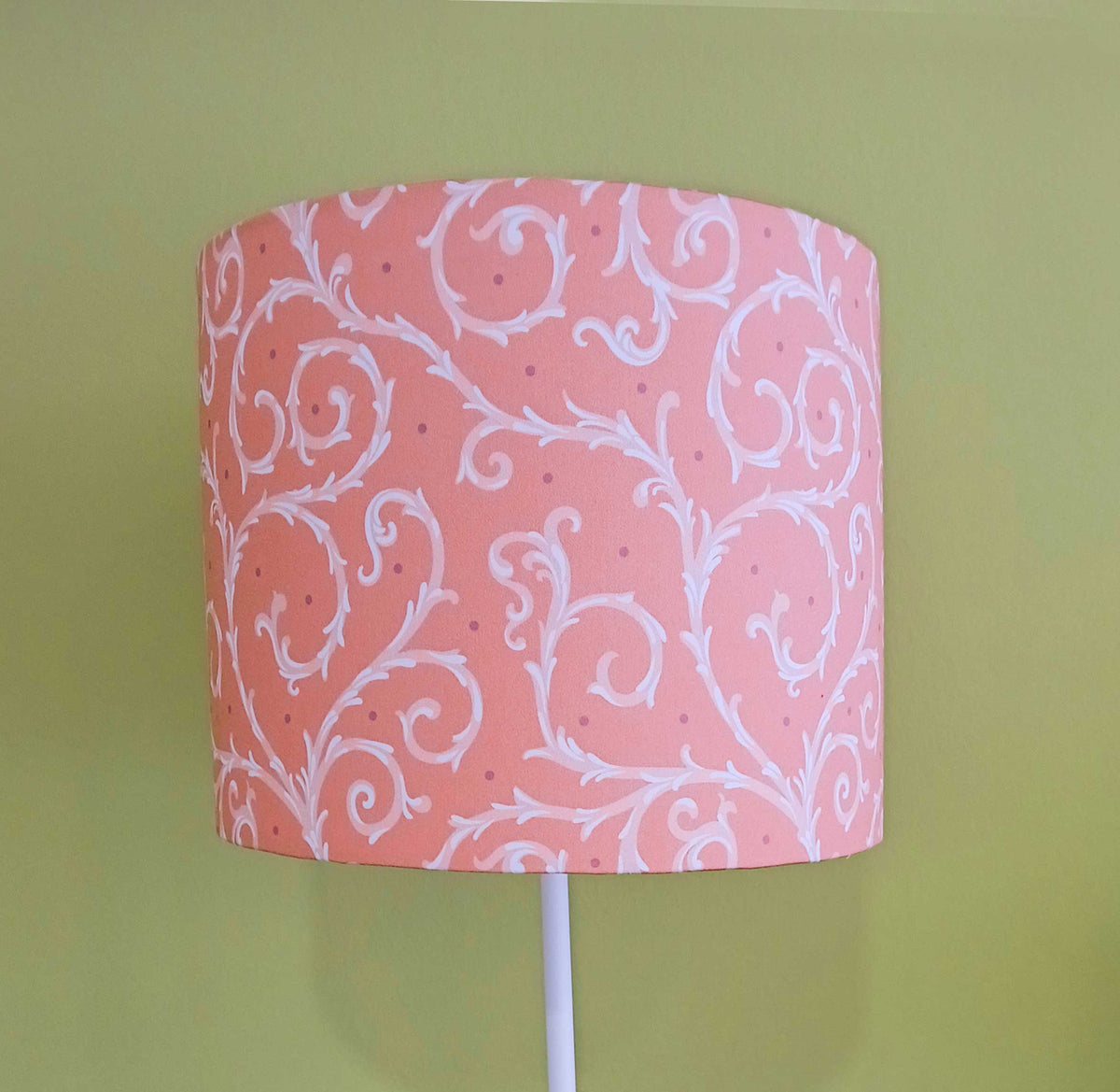 Lampenschirm, Muster "Dornenhecke", rosa /hellrosa, 15/30/40cm, 23cm hoch