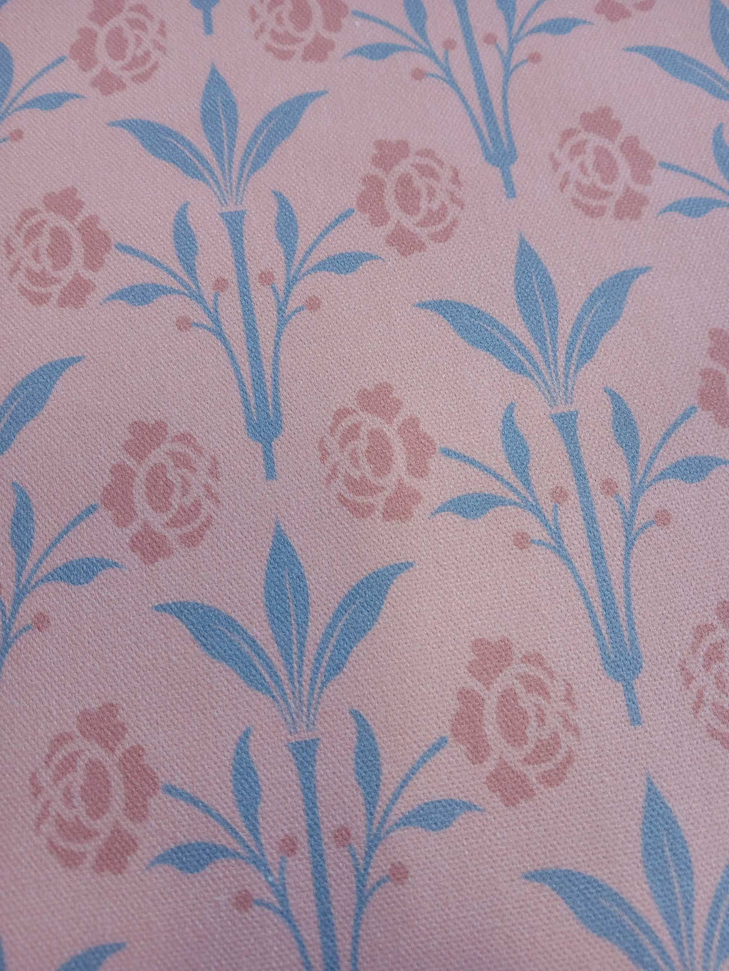 Half Panama, by the metre, cotton fabric, "Bay Window" motif, "Hydrangea" colourway (dusty pink), Wilhelminian/Victorian pattern, traditional costumes, dirndl, cushion cover, tablecloth, cushions, bags