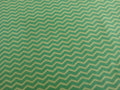 Poplin, cotton fabric, sold by the metre, zigzag pattern, pistachio green/green, GOTS-certified organic, woven fabric, blouse fabric, shirt fabric, traditional attire, patchwork, dirndl dresses