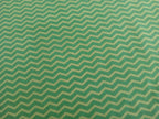 Poplin, cotton fabric, sold by the metre, zigzag pattern, pistachio green/green, GOTS-certified organic, woven fabric, blouse fabric, shirt fabric, traditional attire, patchwork, dirndl dresses