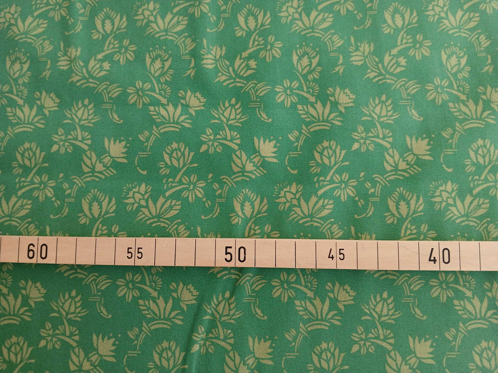 Popeline, Baumwollstoff, Meterware, Art deco, Zackenstar, grün/pistaziengrün, GOTS, bio, Webware, Blusenstoff, Hemdenstoff, Trachten, Patchwork, Dirndl