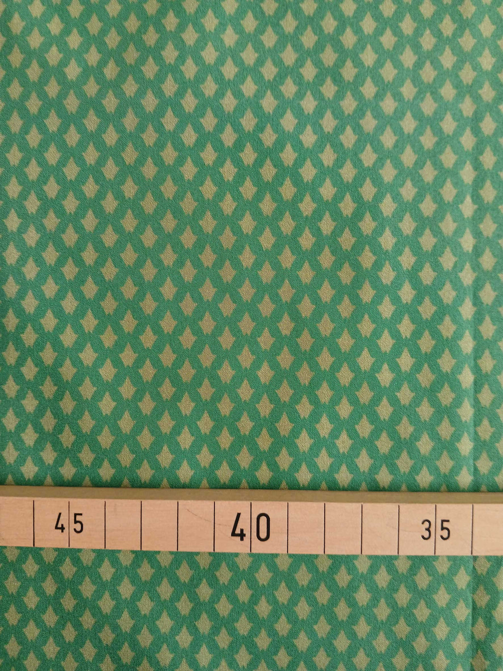 Popeline, Baumwollstoff, Meterware, Agave, grün/hellgrün, GOTS, bio, Webware, Blusenstoff, Hemdenstoff, Trachten, Patchwork, Dirndl