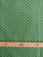 Popeline, Baumwollstoff, Meterware, Agave, grün/hellgrün, GOTS, bio, Webware, Blusenstoff, Hemdenstoff, Trachten, Patchwork, Dirndl