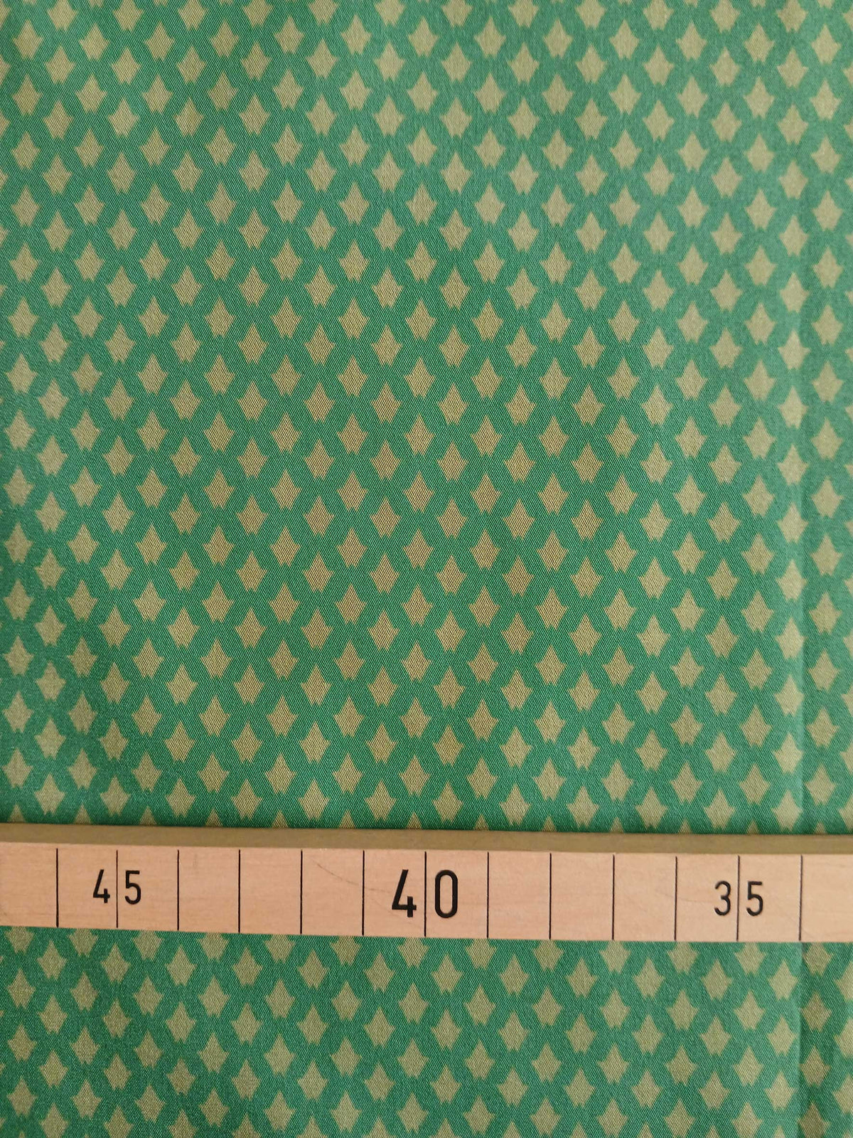 Popeline, Baumwollstoff, Meterware, Agave, grün/hellgrün, GOTS, bio, Webware, Blusenstoff, Hemdenstoff, Trachten, Patchwork, Dirndl