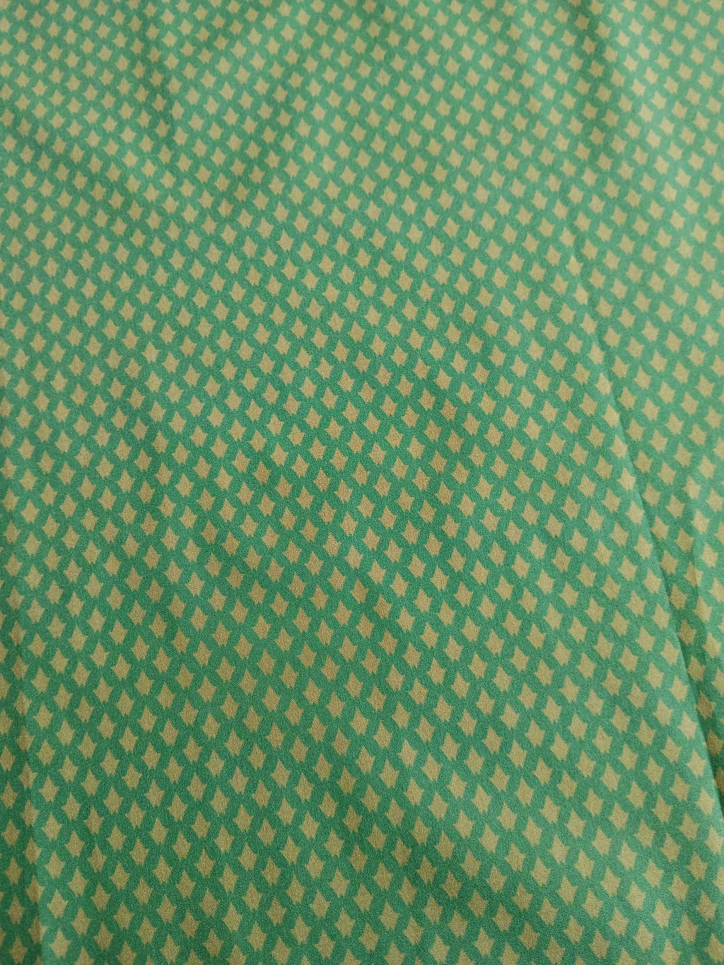 Popeline, Baumwollstoff, Meterware, Agave, grün/hellgrün, GOTS, bio, Webware, Blusenstoff, Hemdenstoff, Trachten, Patchwork, Dirndl