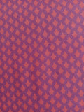 Poplin, cotton fabric by the metre, thistles, red-violet/light red/coral red, GOTS-certified organic, woven fabric, blouse fabric, shirting fabric, traditional clothing, patchwork, dirndls