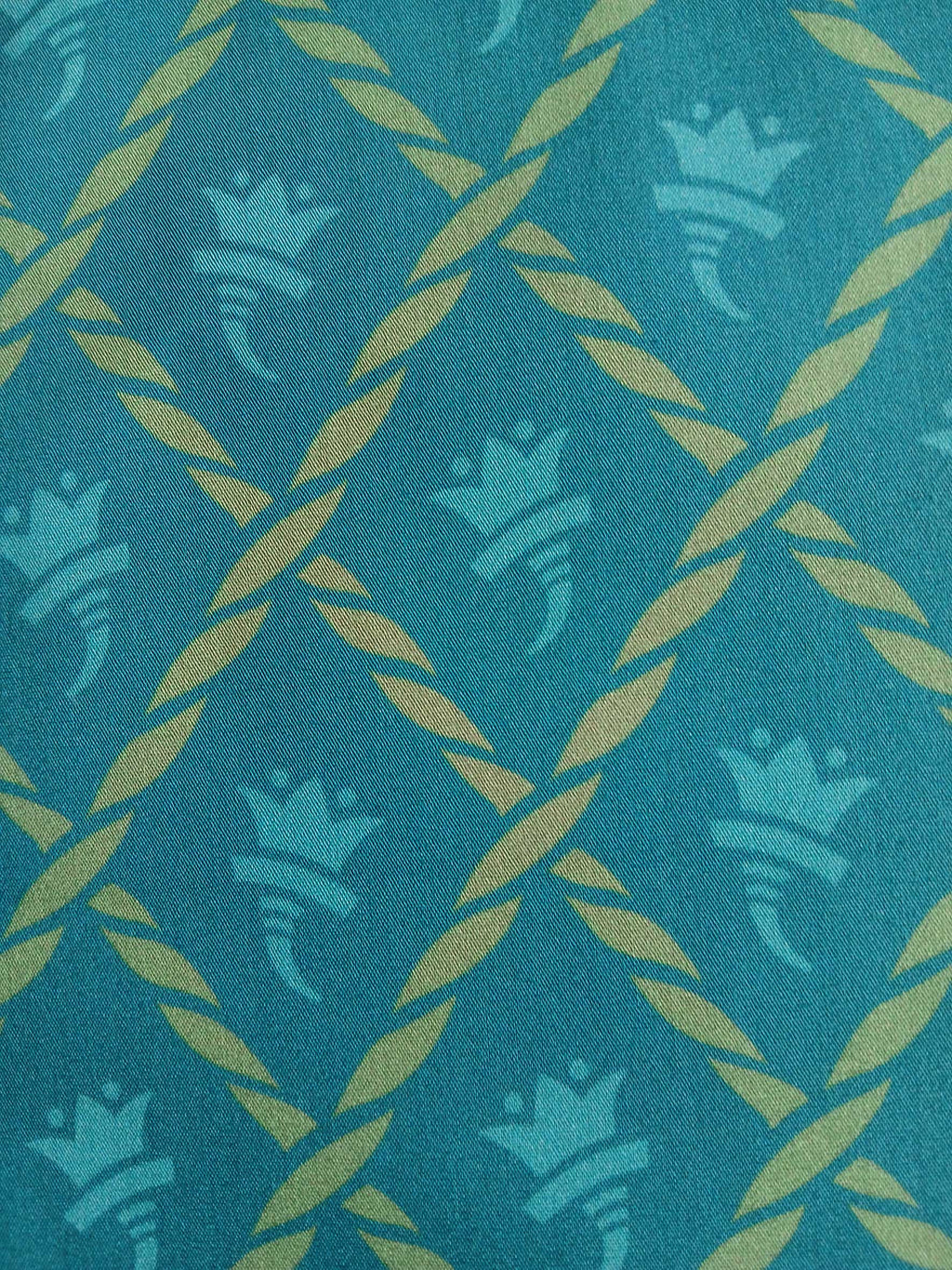 Popeline, Baumwollstoff, Meterware, Distelkönig, türkis/grün/helltürkis, GOTS, bio, Webware, Blusenstoff, Hemdenstoff, Trachten, Patchwork, Dirndl