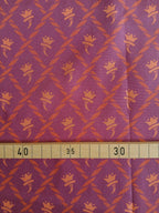 Popeline, Baumwollstoff, Meterware, Distelkönig, rotviolett/ hellrot/korallenrot, GOTS, bio, Webware, Blusenstoff, Hemdenstoff, Trachten, Patchwork, Dirndl