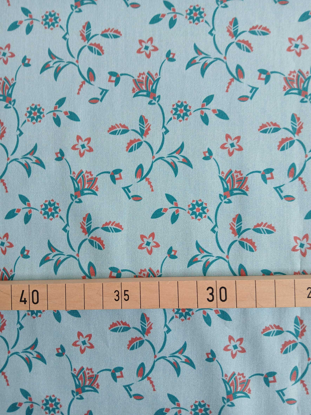 Poplin, cotton fabric, sold by the meter, thistles, dark blue/turquoise/green, GOTS-certified organic, woven fabric, blouse fabric, shirt fabric, traditional attire, patchwork, dirndl dresses