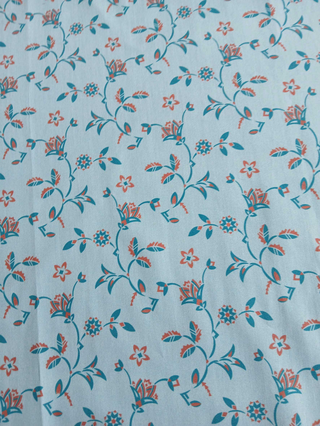 Poplin, cotton fabric, sold by the meter, thistles, dark blue/turquoise/green, GOTS-certified organic, woven fabric, blouse fabric, shirt fabric, traditional attire, patchwork, dirndl dresses