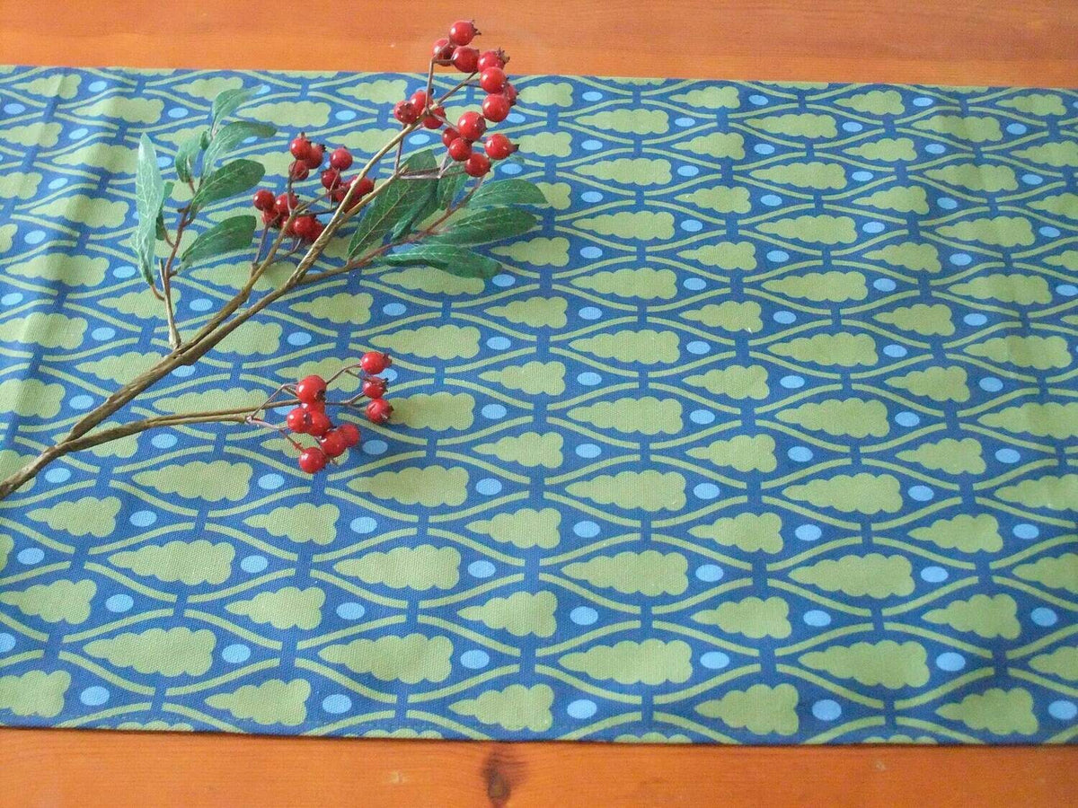 Tischläufer, Weihnachten, dunkelblau, 40cm breit, verschiedene Längen