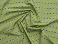 Popeline, Meterware, Baumwollstoff, Motiv Griffel, grün-dunkelblau, Bio, GOTS, Futterstoff, Webware, Trachten, Dirndl, Blusen, Hemden, Patchworkstoff