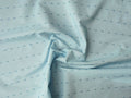 Popeline, Meterware, Baumwollstoff, Motiv Griffel, wasserblau, Bioqualität, GOTS, Futterstoff, Webware, Blusenstoff, Hemdenstoff, Patchworkstoff, Dirndl, Trachten