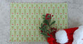 Placemat, Christmas/Easter, Light Green, 50 x 35 cm, Reversible