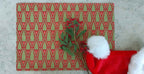 Placemat, Christmas/Easter, Red, 50 x 35 cm, Reversible