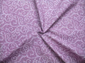 Popeline, Meterware, Baumwollstoff, GOTS, bio,  fliederfarbig-violett, Motiv Dornenhecke, Futterstoff, Webware, Blusenstoff, Hemdenstoff, Trachten, Dirndl, Patchwork