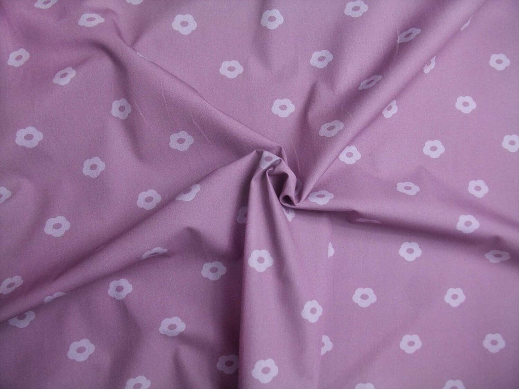 Poplin fabric by the metre, cotton fabric, rosebud and floral print, lilac, GOTS-certified organic, lining fabric, woven fabric, traditional clothing, dirndls, patchwork fabric, baby clothes