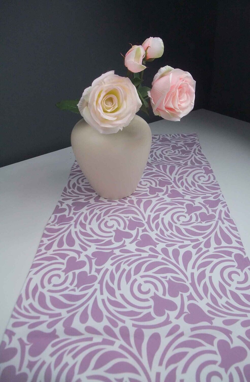 Table runner, Rabenwiese, lilac, 40 x 100cm