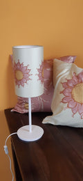 Lampshade, "Baroque Whispers", vanilla/dusty pink, 15x23cm