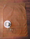 Dish towel, 50x70cm, cotton, red with green trees