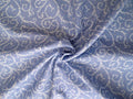 Poplin fabric by the metre, cotton, lavender blue and white, thorn hedge, vines, pink dots, GOTS-certified organic, blouse, shirt, lining fabric, woven fabric, traditional clothing, dirndl, patchwork fabric