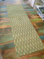 Table runner, Christmas, dark green, 40 cm wide, two lengths