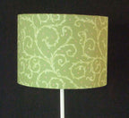 Lampshade, "Hawthorn Hedge" pattern, green/light green, 15/30/40cm, 23cm high