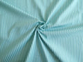 Bio-Jersey, Meterware, mit 5% Elastan, Streifen, blassblau/aqua, Kinderkleidung, GOTs, türkis, Hosen, Kleider, T-Shirts, bio