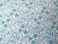 Popeline, Meterware, Baumwollstoff, Motiv Rabenwiese, wasserblau, bio, GOTS, Futterstoff, Webware, Blusenstoff, Hemdenstoff, Patchworkstoff, Dirndl, Trachten