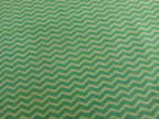 Poplin, cotton fabric, sold by the metre, zigzag pattern, pistachio green/green, GOTS-certified organic, woven fabric, blouse fabric, shirt fabric, traditional attire, patchwork, dirndl dresses