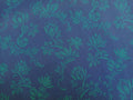 Popeline, Baumwollstoff, Meterware, Art deco, Zackenstar, dunkelblau/türkis, GOTS, bio, Webware, Blusenstoff, Hemdenstoff, Trachten, Patchwork, Dirndl