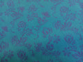 Popeline, Baumwollstoff, Meterware, Art deco, Zackenstar, türkis/dunkelblau, GOTS, bio, Webware, Blusenstoff, Hemdenstoff, Trachten, Patchwork, Dirndl