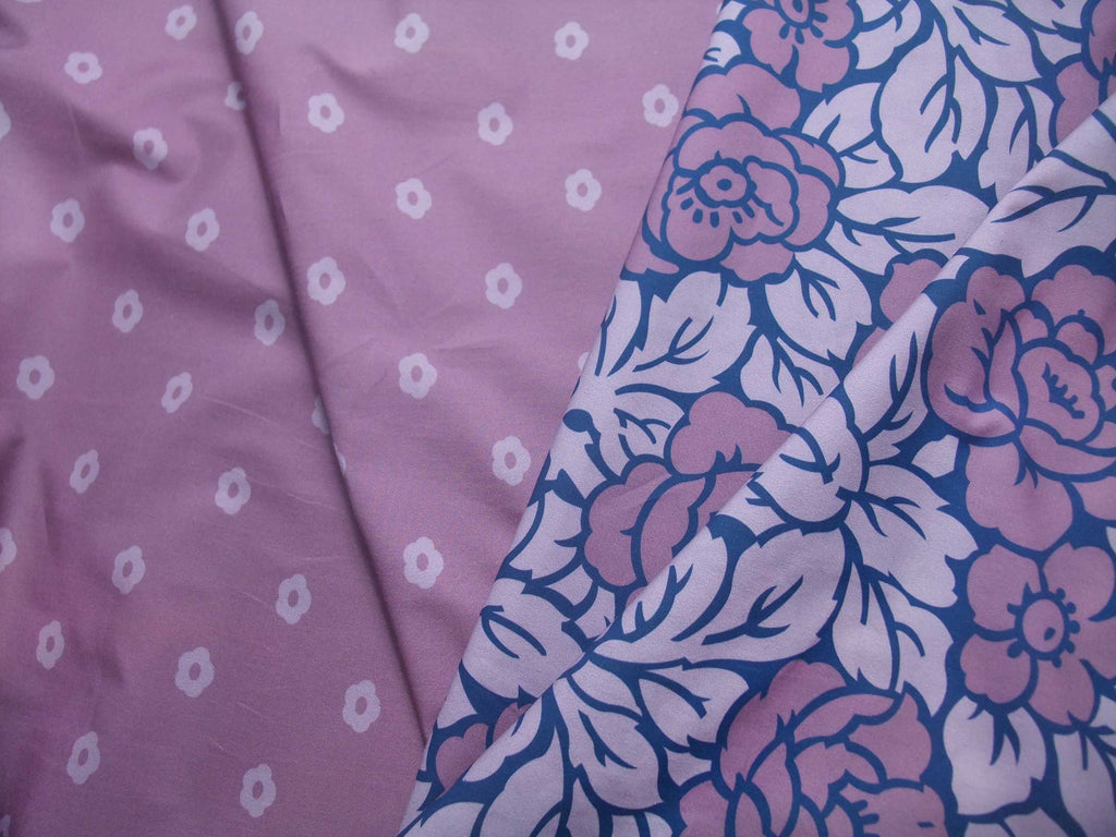 Poplin fabric by the metre, cotton fabric, rosebud and floral print, lilac, GOTS-certified organic, lining fabric, woven fabric, traditional clothing, dirndls, patchwork fabric, baby clothes