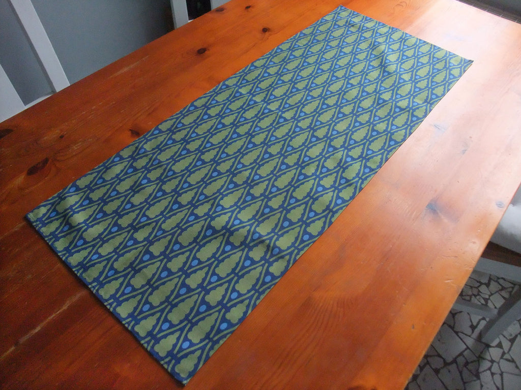 Tischläufer, Weihnachten, dunkelblau, 40cm breit, verschiedene Längen