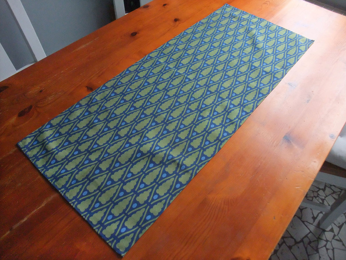 Tischläufer, Weihnachten, dunkelblau, 40cm breit, verschiedene Längen