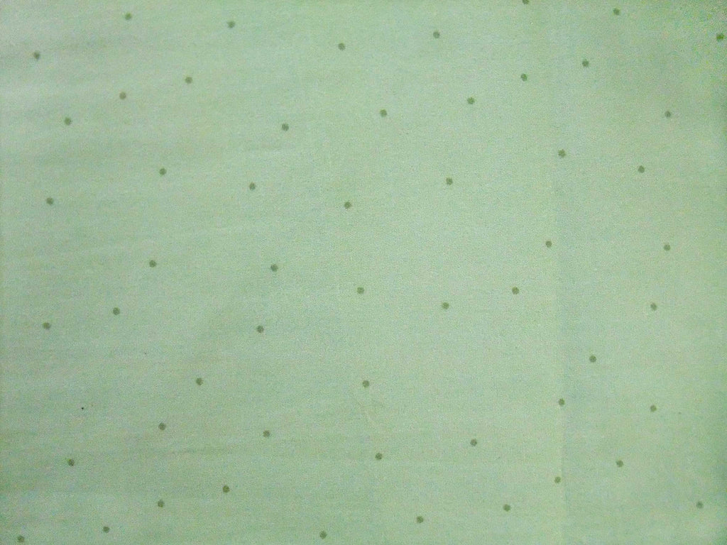 Poplin, fabric by the metre, cotton fabric, polka dots, light green-dark green, organic, GOTS, lining fabric, woven fabric, blouse fabric, shirt fabric, patchwork, traditional costumes, dirndl