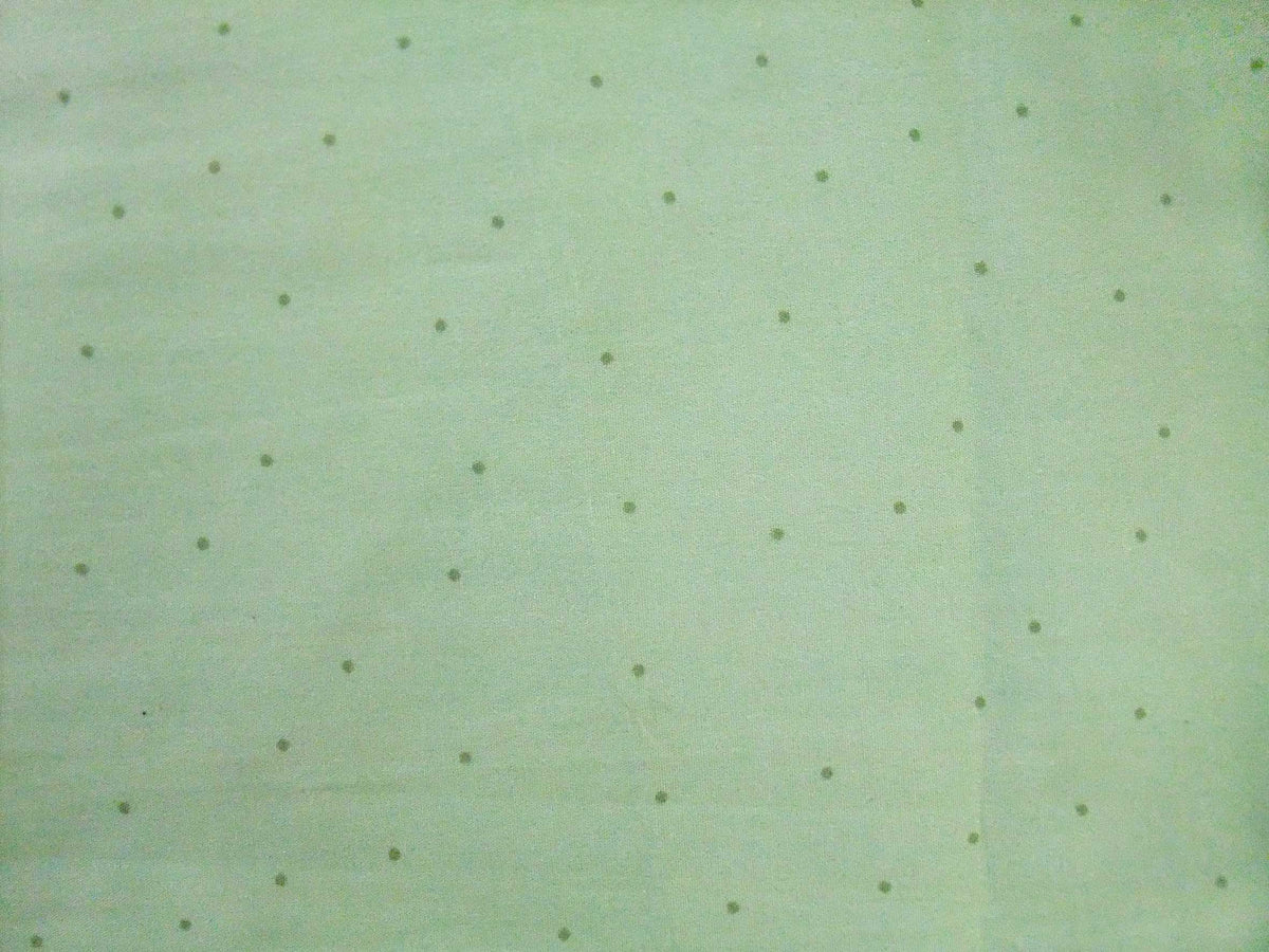 Popeline, Meterware, Baumwollstoff, Punkte, hellgrün-dunkelgrün, bio, GOTS, Futterstoff, Webware, Blusenstoff, Hemdenstoff, Patchwork, Trachten, Dirndl