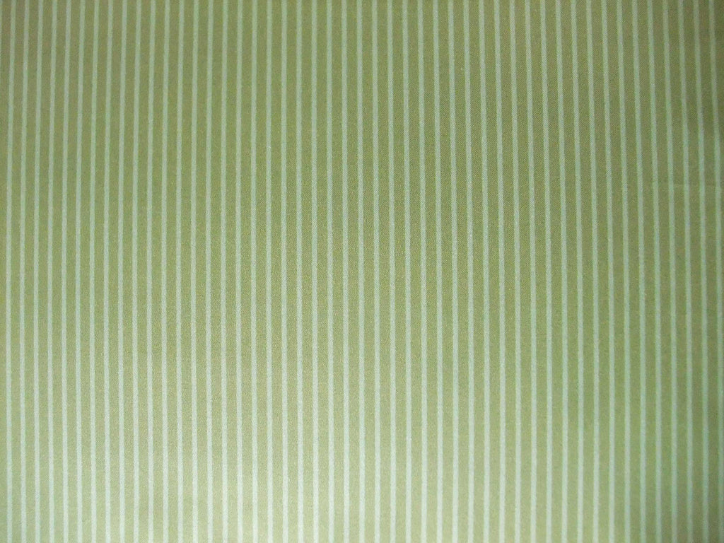 Mako satin, by the metre, cotton, stripes, green-light green, cotton sateen, for bed linen, blouses, shirts, dresses
